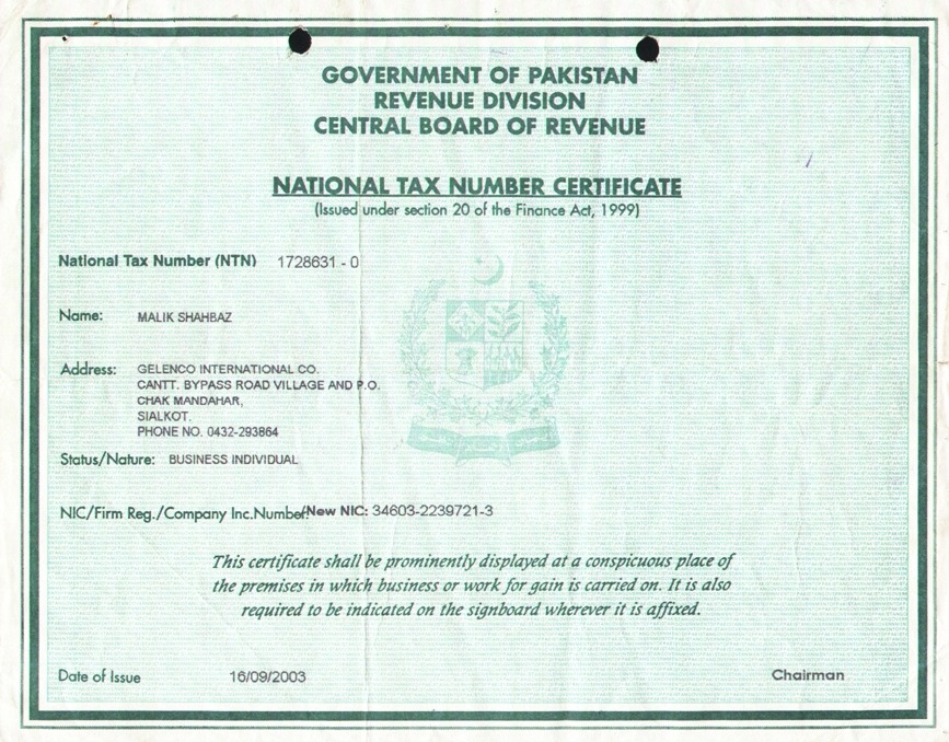 Gelenco Certificate 4